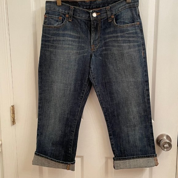 Lucky Brand Blue Denim Classic Fit Crop Jeans size 27 - Picture 4 of 5